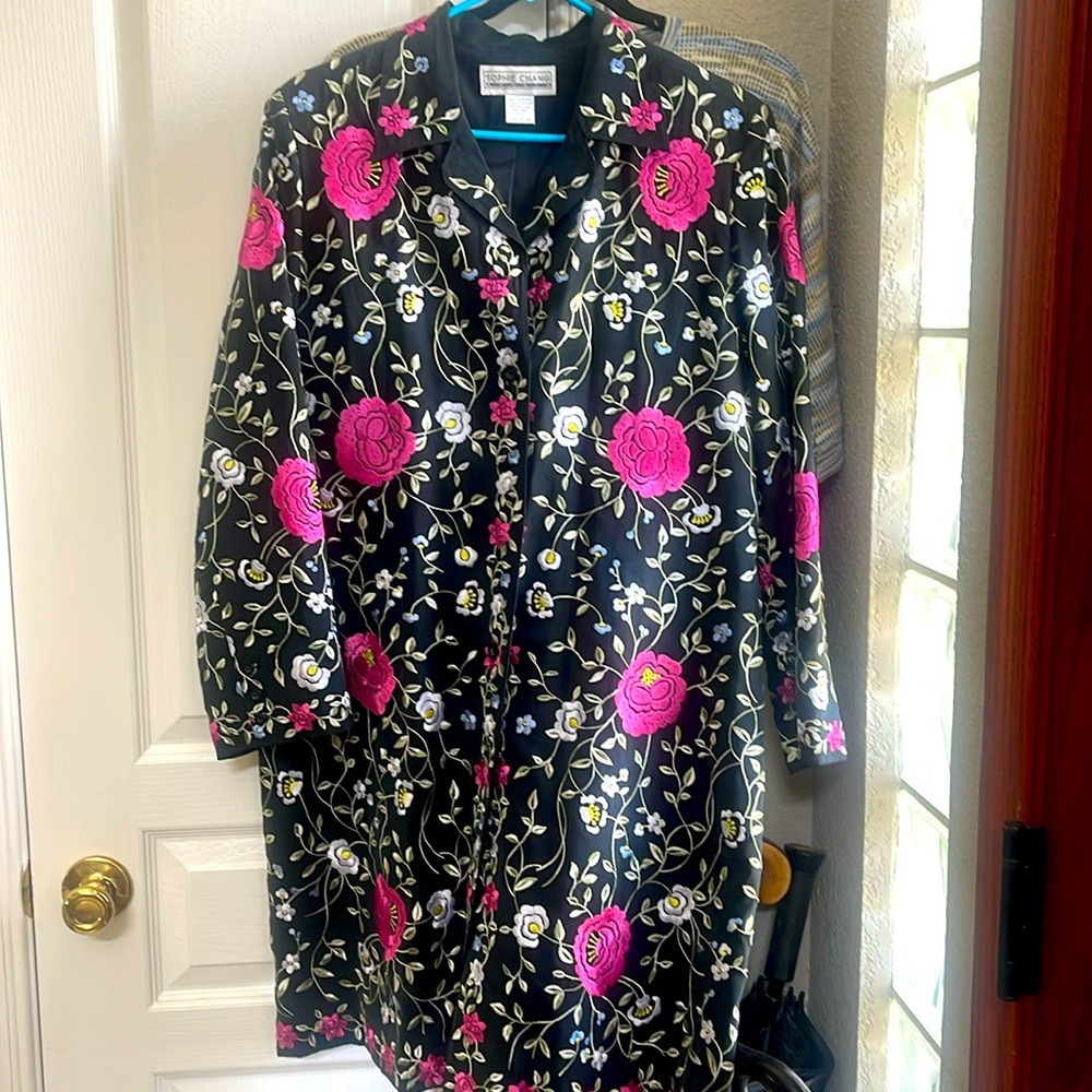 SOPHIE CHANG- EMBROIDERED JACKET vintage 🎉pricedrop🎊